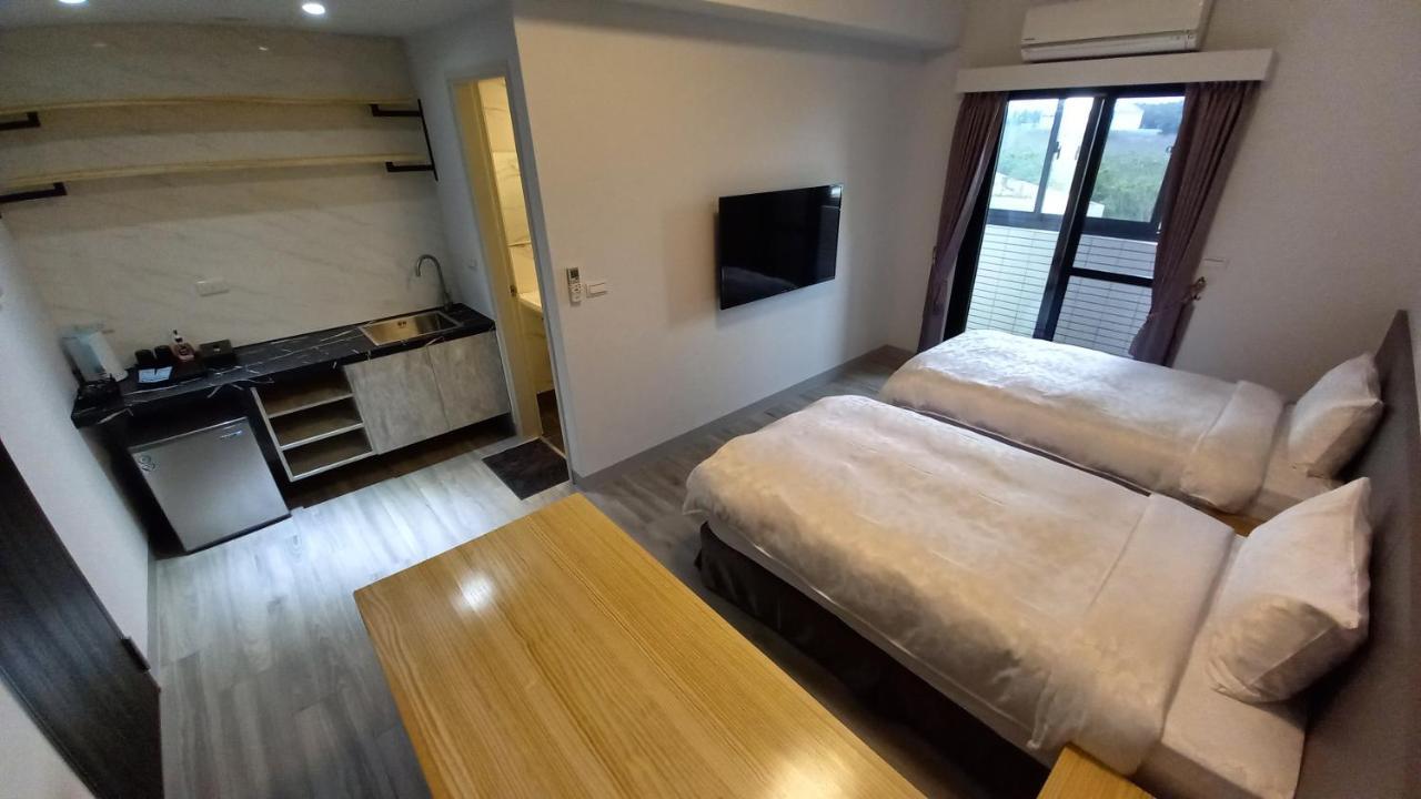 航空棧輕旅民宿 Huxi Exteriör bild